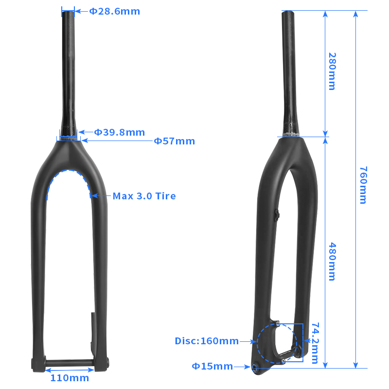 Horquilla BXT de carbono compl - Esports Gaming Jersey reseña y precio